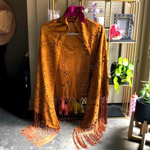 Country Western Fringe Shawl